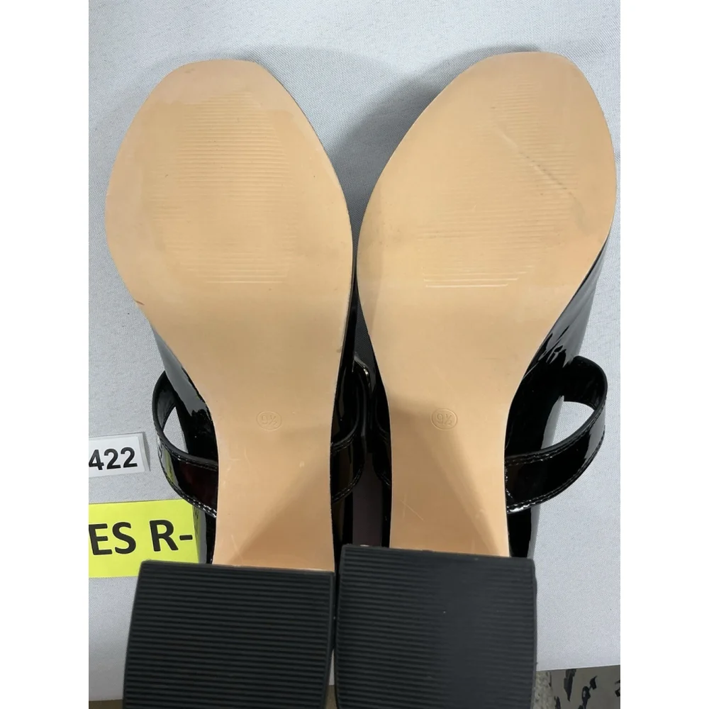 Womans Pb3 NWOT Coutgo Platform Mary Jane Pumps 9.5 Black Strap Buckle Close - Picture 8 of 9
